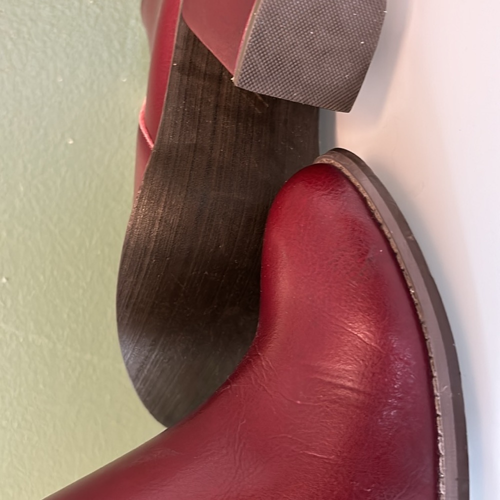 Farylrobin For Free People Red Booties Women’s Si… - image 6